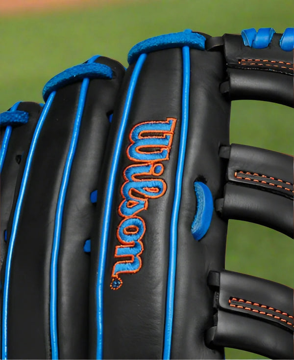 Close-up of the logo on the Wilson Fall 2024 A1000® 12.25" PF1892 Baseball Glove
