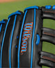 Close-up of the logo on the Wilson Fall 2024 A1000® 12.25" PF1892 Baseball Glove