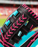 Close-up of the web on the Wilson Winter 2024 A2K® 1810SS 12.75" Baseball Glove