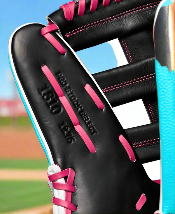 Close-up of the inside of the Wilson Winter 2024 A2K® 1810SS 12.75" Baseball Glove