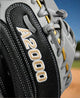 Close-up of the logo on the Wilson Spring 2025 A2000® FPCM23SS 34" Fastpitch Catcher's Mitt