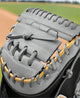Close-up of the web on the Wilson Spring 2025 A2000® FPCM23SS 34" Fastpitch Catcher's Mitt