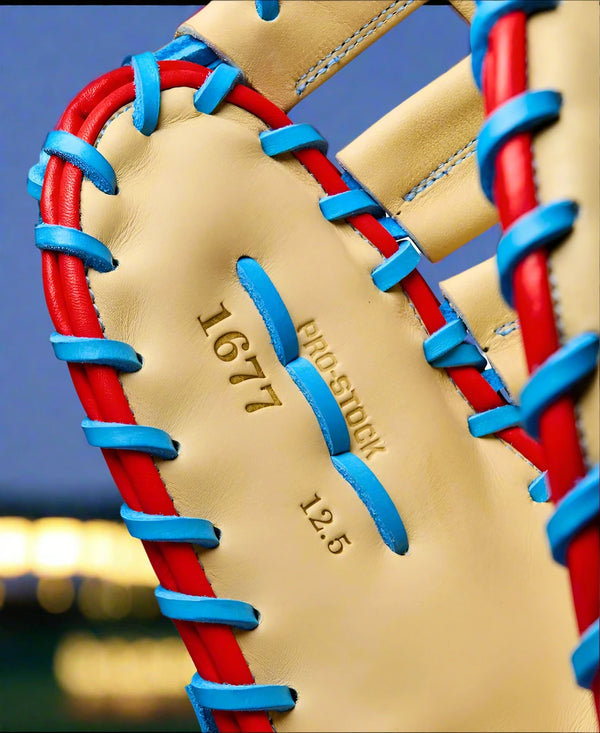 Close-up of the inside of the Wilson Spring 2025 A2000® 1677 12.5" Baseball First Base Mitt