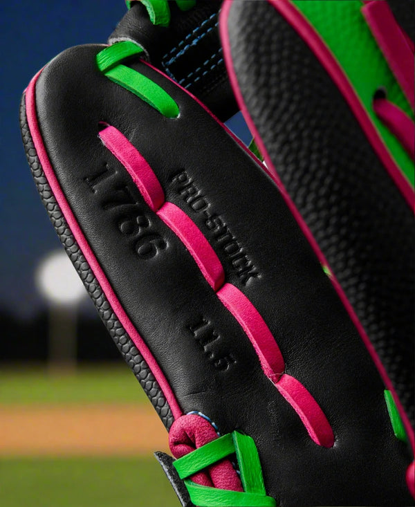 Close-up of the inside of the Wilson Summer 2025 A2000® 1786SS 11.5" Baseball Glove