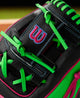 Close-up of the web on the Wilson Summer 2025 A2000® 1786SS 11.5" Baseball Glove