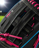 Close-up of the web on the Wilson Summer 2025 A2000® 1777SS 12.75" Baseball Glove