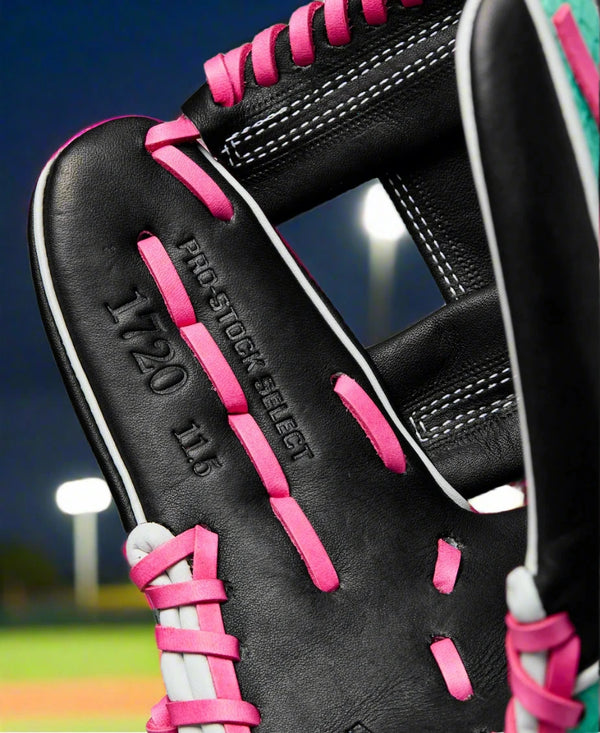 Close-up of the inside of the Wilson Summer 2025 A2K® 1720SS 11.5" Baseball Glove