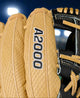 Close-up of the logo on the Wilson Summer 2025 A2000® Ke'Bryan Hayes KBH13 GM 11.75" Baseball Glove