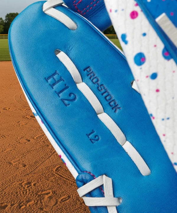 Close-up of the inside of the Wilson A2000® H12SS Love the Moment™ 12" Fastpitch Glove