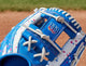 Close-up of the web on the Wilson A2000® H12SS Love the Moment™ 12" Fastpitch Glove