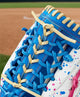 Close-up of the web on the Wilson A2000® T125SS Love the Moment™ 12.5" Fastpitch Glove