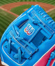 Close-up of the web on the Wilson A2000® DP15 Love the Moment™ 11.5" Baseball Glove