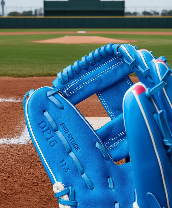 Close-up of the inside of the Wilson A2000® DP15 Love the Moment™ 11.5" Baseball Glove
