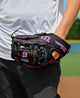 Player in the field wearing the Wilson A1000™ 11.5" DP15 Baseball Glove