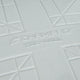 Close-up of the pebble-embossed cover of The Hall Molded Base - 15" x 15" x 3"
