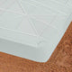 Close-up of one corner of The Hall Molded Base - 15" x 15" x 3"