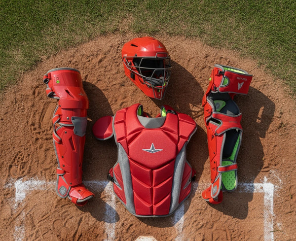 All Star MVP-Pro Series™ Youth Catching Kit - Red/Graphite