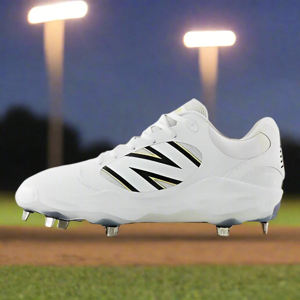 New Balance Fresh Foam X 3000 v7 Metal Cleat - White