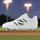 New Balance Fresh Foam X 3000 v7 Metal Cleat - White