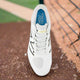Top view of the New Balance Fresh Foam X 3000 v7 Metal Cleat - White