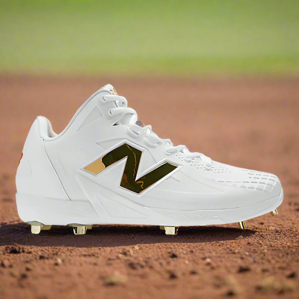 New Balance FuelCell Ohtani 1 Metal Cleat White Metallic Gold new-balance-fuelcell-ohtani-1-metal-cleat-white-metallic-gold
