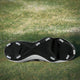 Sole of the New Balance Fresh Foam 3000 v7 Molded Cleat - Black w/ White