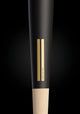Close-up of the logo on the Warstic WS110 Pro Standard Issue Maple Baseball Bat