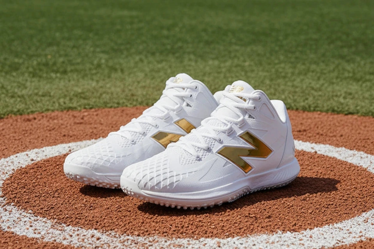New Balance FuelCell Ohtani 1 Turf Shoe - White/Gold – TripleSSports