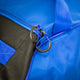 Close-up of zipper security configuration on Easton Dugout Wheeled Bag