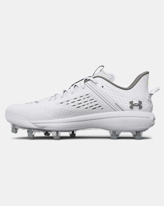 Under Armour Yard Low MT TPU Men's Molded Cleat - White