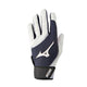 Mizuno MVP Youth Batting Glove - White/Grey