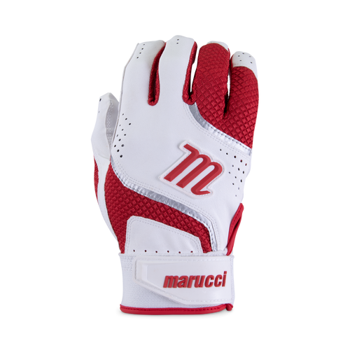Marucci Code Youth Batting Glove - White/Red