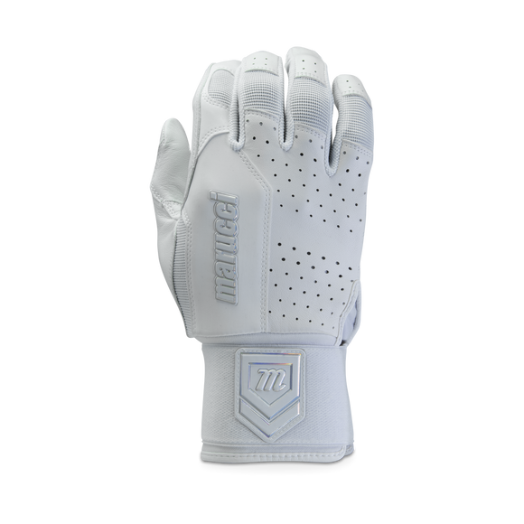 Marucci Luxe Adult Batting Glove - White