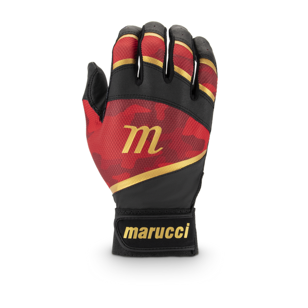 Marucci Foxtrot Tee Ball Youth Batting Glove - Black/Red