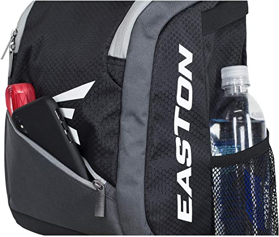 Close-up of the outside features on the Easton Game Ready™ Youth Backpack