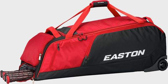 Easton Dugout Wheeled Bag - Red