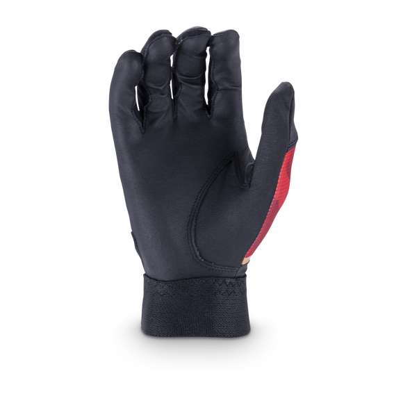 Marucci Foxtrot Tee Ball Youth Batting Glove - Black/Red