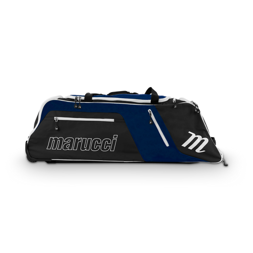 Marucci Stockade Wheeled Duffel Bag - Royal/Whte/Black