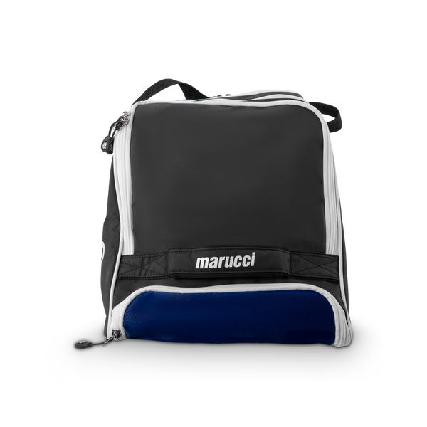 Back view of the Marucci Stockade Wheeled Duffel Bag