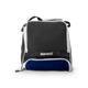 Back view of the Marucci Stockade Wheeled Duffel Bag