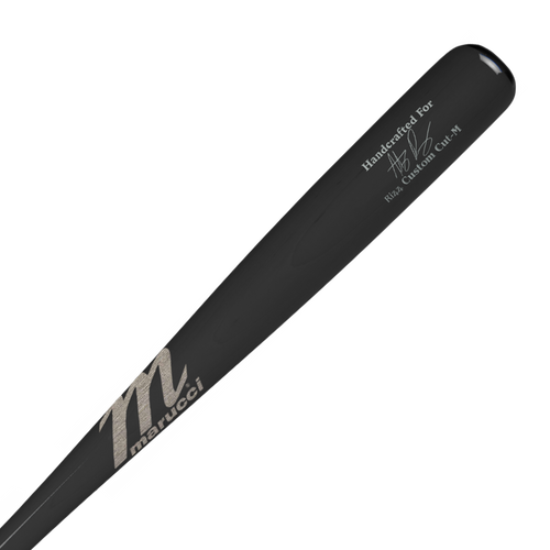 Barrel end of the Marucci Rizz44 Pro Model Maple Wood