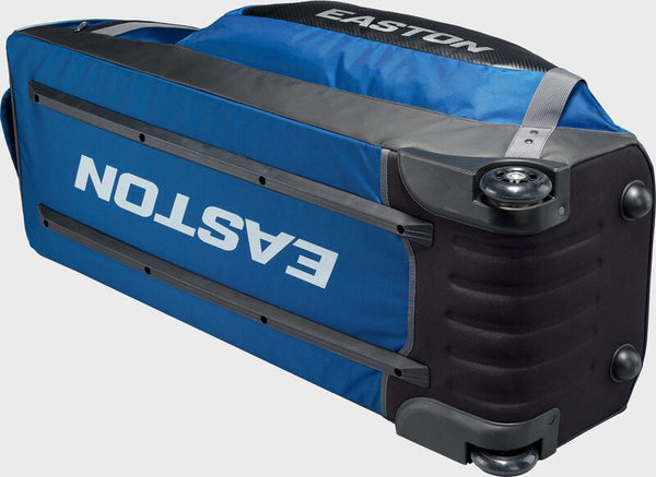 Close-up of the underneath view of the Easton Matrix Wheeled Bag