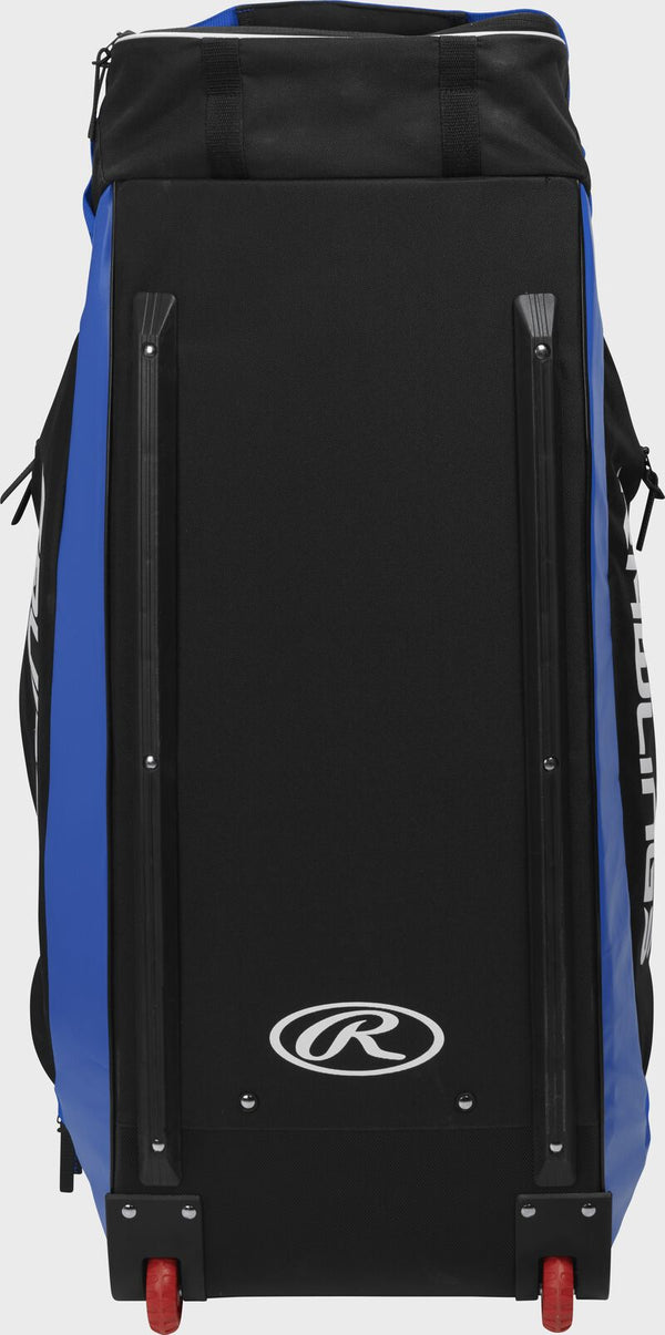 Underneath view of the Rawlings R1502 Wheeled Equipment Bag