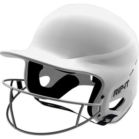 Rip-It Vision Pro Matte Fastpitch Batting Helmet - White