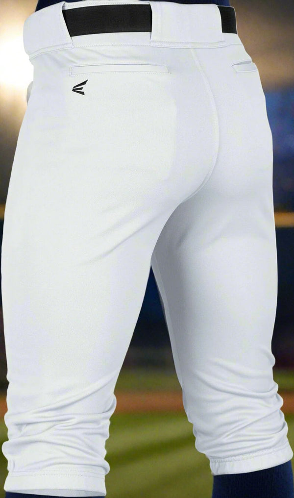 Easton Rival+ Men's Knicker Baseball Pant - White
