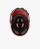 Inside of the Evoshield XVT 2.0 Matte Fastpitch Batting Helmet - Red