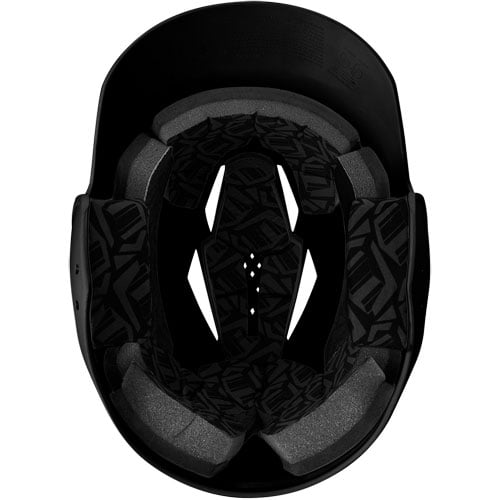 Inside of the Evoshield XVT 2.0 Matte Baseball Batting Helmet - Black