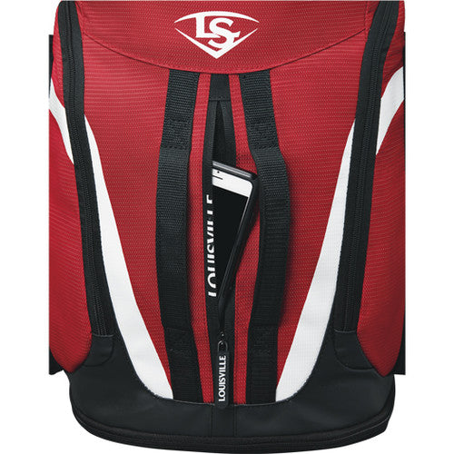 Phone storage compartment on the Louisville Slugger Select Stick Pack
