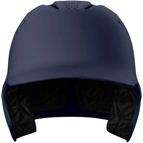 Front of the Evoshield XVT 2.0 Matte Baseball Batting Helmet - Navy