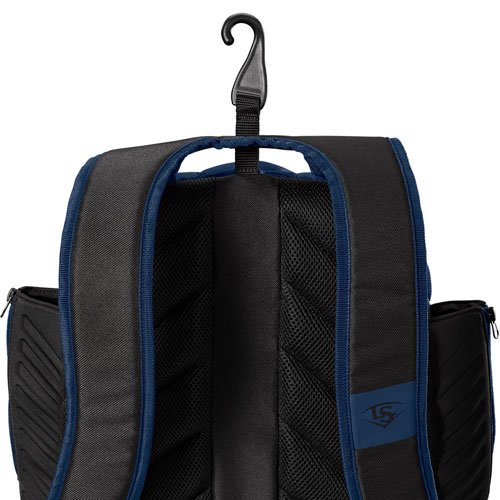 Close-up of the bag hanging hook on the Louisville Slugger Select Power Stick Pack WTD9703